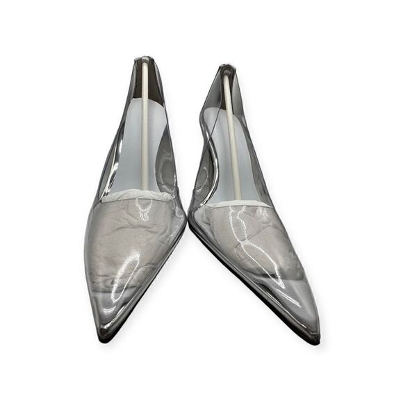 NWT Good American Cinderella clear lucite pumps/heels size 10 ga275p-x glass 002 - Picture 14 of 16